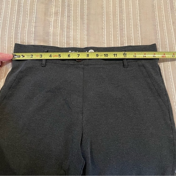 Betabrand Classic Dress Pant Bootcut Pull On Yoga Pant in Charcoal Grey Medium - Picture 8 of 10